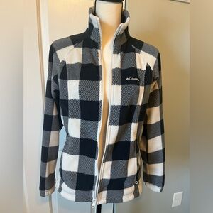 Columbia Plaid Fleece Full-Zip Jacket - Women’s Small